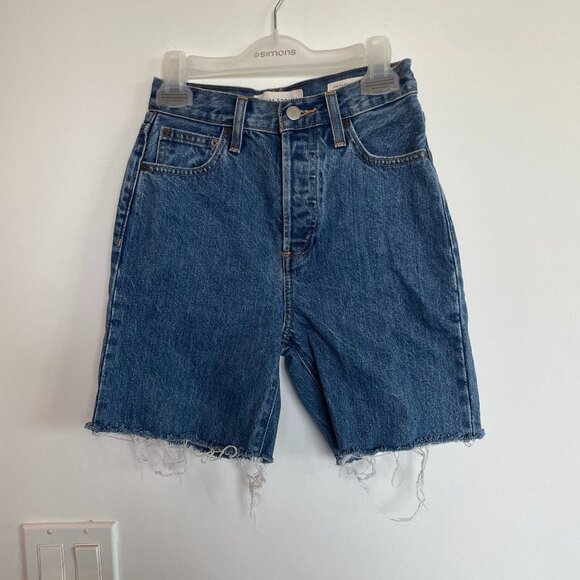 DENIM FORUM Cut Off Bermuda Shorts - Picture 2 of 7